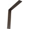 Ekena Millwork Hamilton Steel Bracket, Hammered Brown 2"W x 12"D x 12"H BKTM02X12X12HAHBR - alternate 1